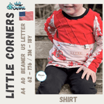Schnittmuster / Sewing Pattern *Little Corners Shirt* Size 62-176 / 3m - 18 Years - Sewando