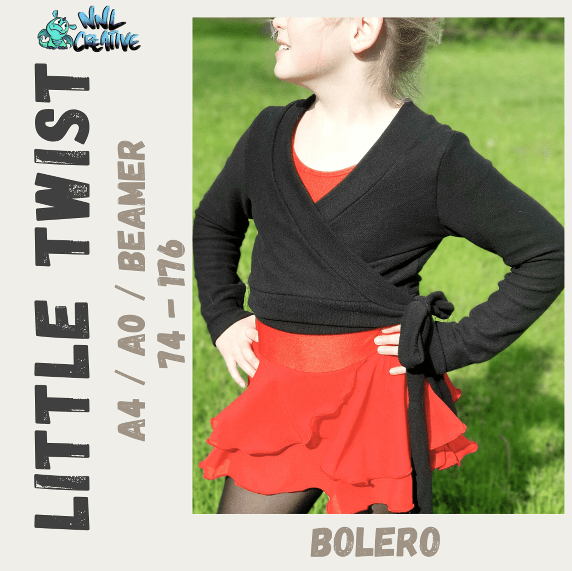 Schnittmuster *Little Twist Bolero* Gr. 74-176 - Sewando