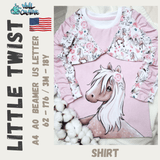 Schnittmuster / Sewing Pattern *Little Twist Shirt* Size 62-176 / 3m - 18 Years - Sewando