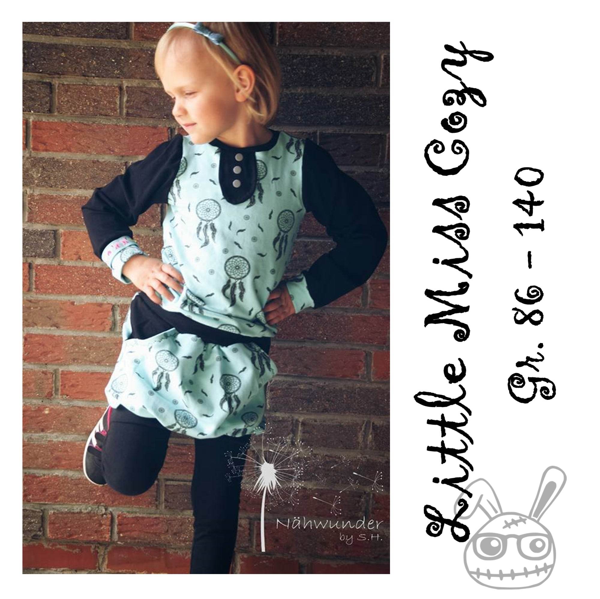 Schnittmuster Little Miss Cozy Gr. 86-140 - Sewando