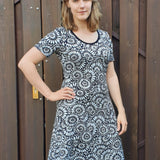 Lola - anfängerfreundliches Jerseykleid mit 4 Ärmellängen - 34-50, A4+A0