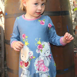 Schnittmuster Longshirt und Kleid "Hula Wave" Gr. 80-164