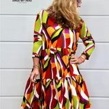 Schnittmuster Damenkleid Regnbue Mor Gr. 32-50 - Sewando