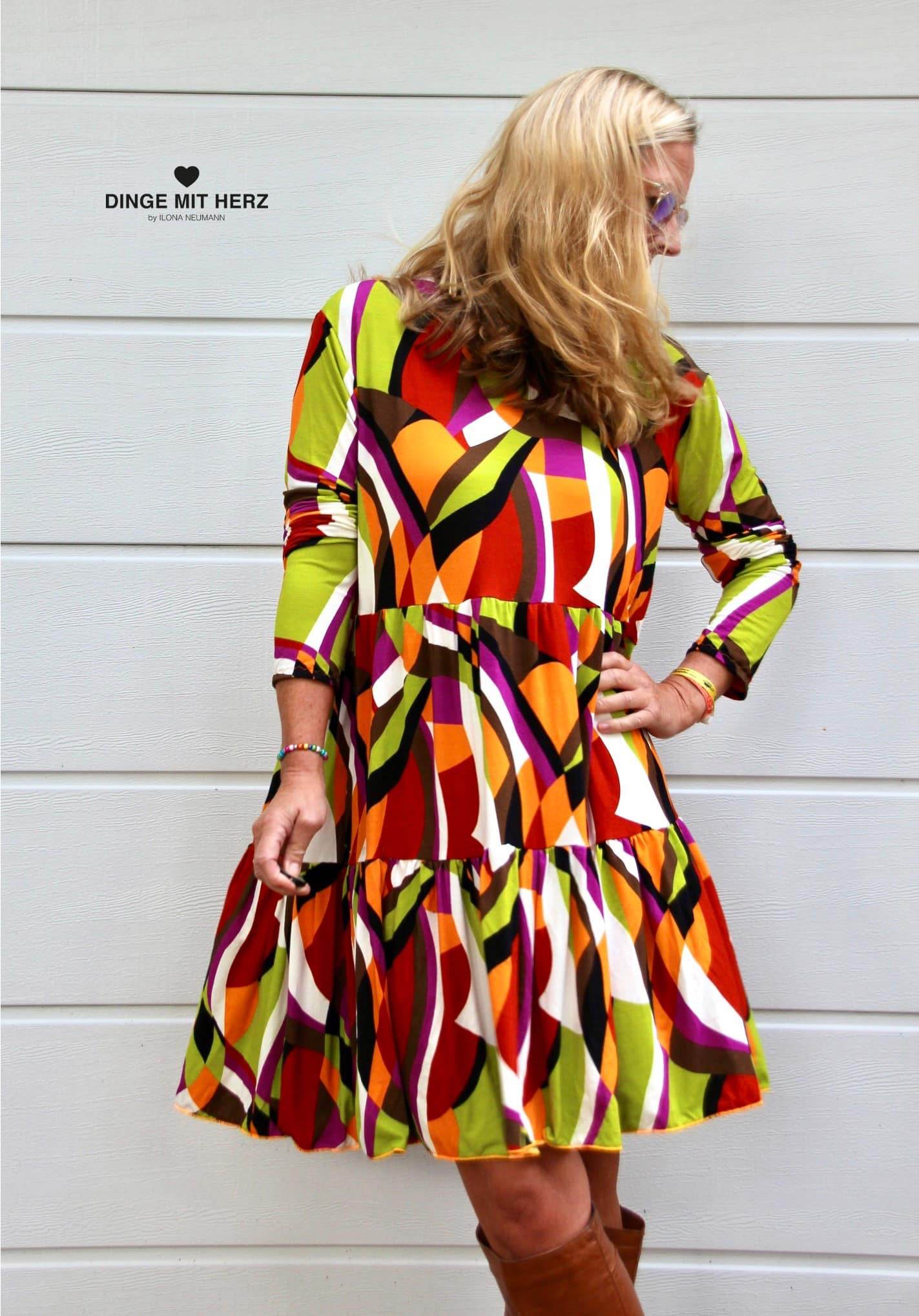 Schnittmuster Damenkleid Regnbue Mor Gr. 32-50 - Sewando