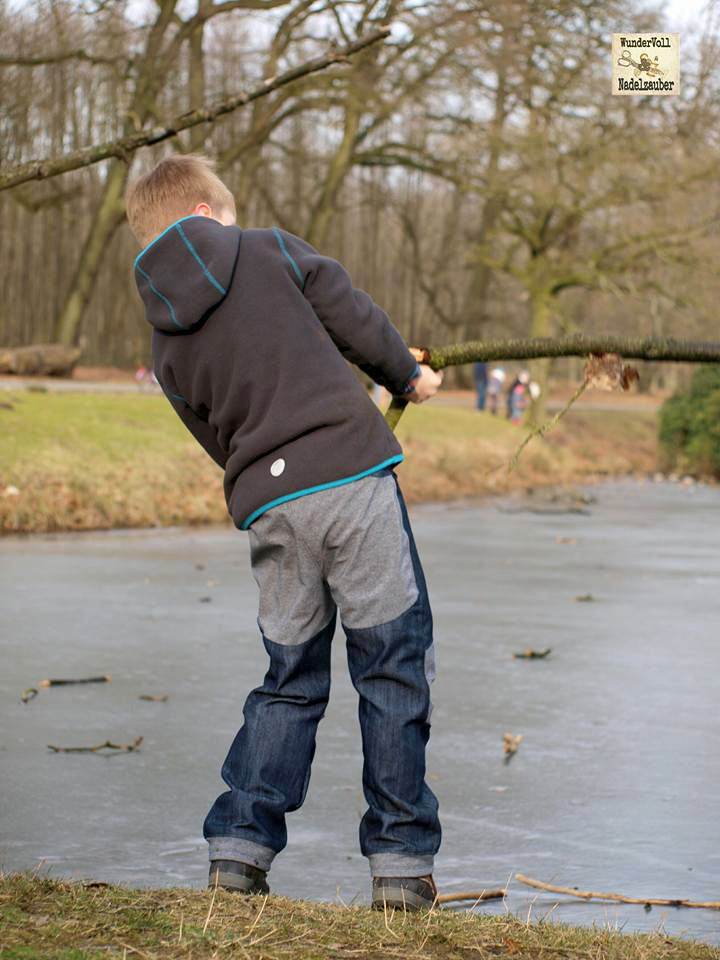 Outdoorhose, Matschhose, Regenhose, Tobehose - für 69cm-140cm Körpergröße - Sewando