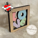 Love Block* Plotter-, Laser-, 3D-Druckdatei