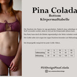 Bikini Set - Pina Colada -  Schnittmuster - Gr. XS-XL :