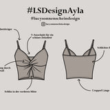 Top mit Knotendetail - Ayla - Schnittmuster - Gr. 32-48