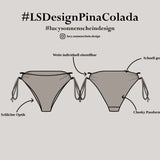 Bikini Set - Pina Colada -  Schnittmuster - Gr. XS-XL :