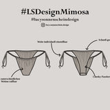 Bikini Set - Mimosa -  Schnittmuster - Gr. XS-XL :