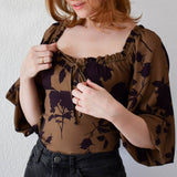 Bluse mit Rüschen - Bolivia - Schnittmuster - Gr. 32-48 - Sewando