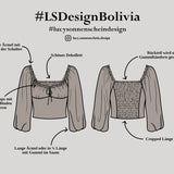Bluse mit Rüschen - Bolivia - Schnittmuster - Gr. 32-48 - Sewando