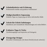 Top mit Raffung - Ava - Schnittmuster - Gr. 32-48 - Sewando