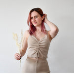 Top mit Raffung - Ava - Schnittmuster - Gr. 32-48 - Sewando