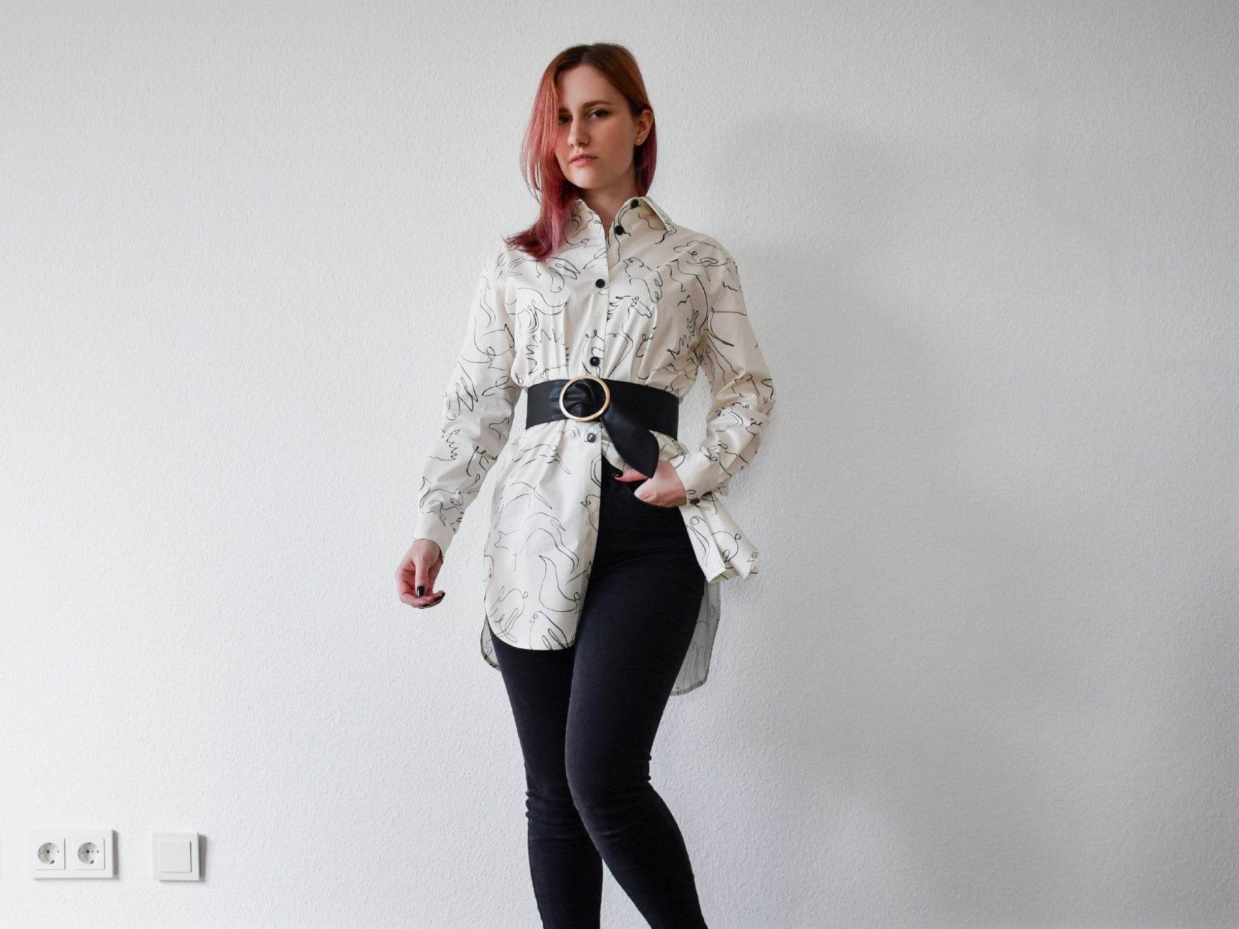 Overzised Bluse - Boston - Schnittmuster - Gr. 32-48 : - Sewando