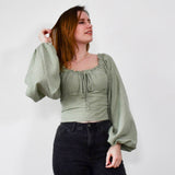 Bluse mit Rüschen - Bolivia - Schnittmuster - Gr. 32-48 - Sewando