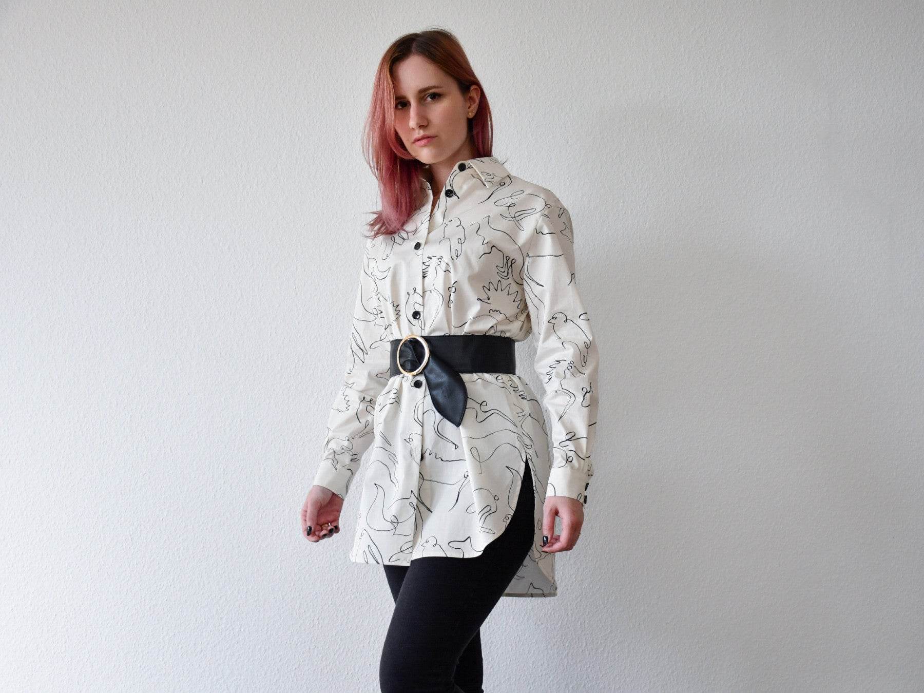 Overzised Bluse - Boston - Schnittmuster - Gr. 32-48 : - Sewando
