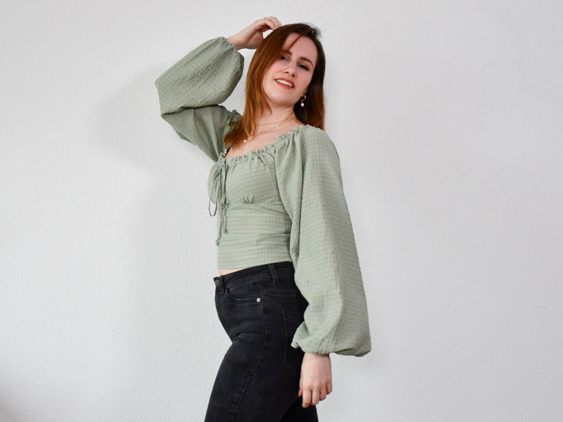 Bluse mit Rüschen - Bolivia - Schnittmuster - Gr. 32-48 - Sewando