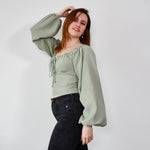 Bluse mit Rüschen - Bolivia - Schnittmuster - Gr. 32-48 - Sewando