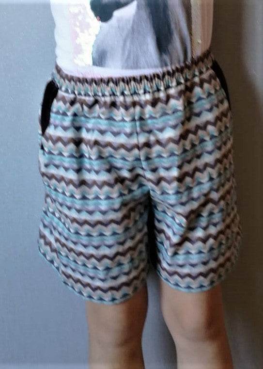 Luca Kids – Kinder-Shorts mit Bündchen & optionalen Taschen Gr. 104-164 - Sewando