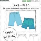 Luca Men - Herren Shorts in 2 Längen - Gr. 44-60