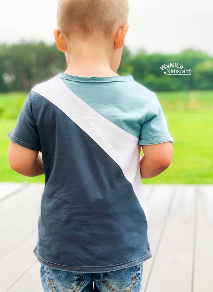 Blockshirt Benni Shirt Schnittmuster 50-170 - Sewando