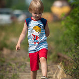 Sommer Outfitset 4 Ebooks Gr. 74 -140 Bermuda (3 Längen) & wandelbares Top/ Shirt / 4 Schnittmuster - Sewando