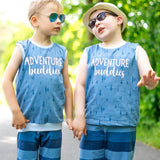 Sommer Outfitset Gr. 74 -104 Bermuda (3 Längen) & wandelbares Top/ Shirt / 2 Schnittmuster - Sewando
