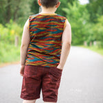 Sommer Outfitset Gr. 74 -104 Bermuda (3 Längen) & wandelbares Top/ Shirt / 2 Schnittmuster - Sewando