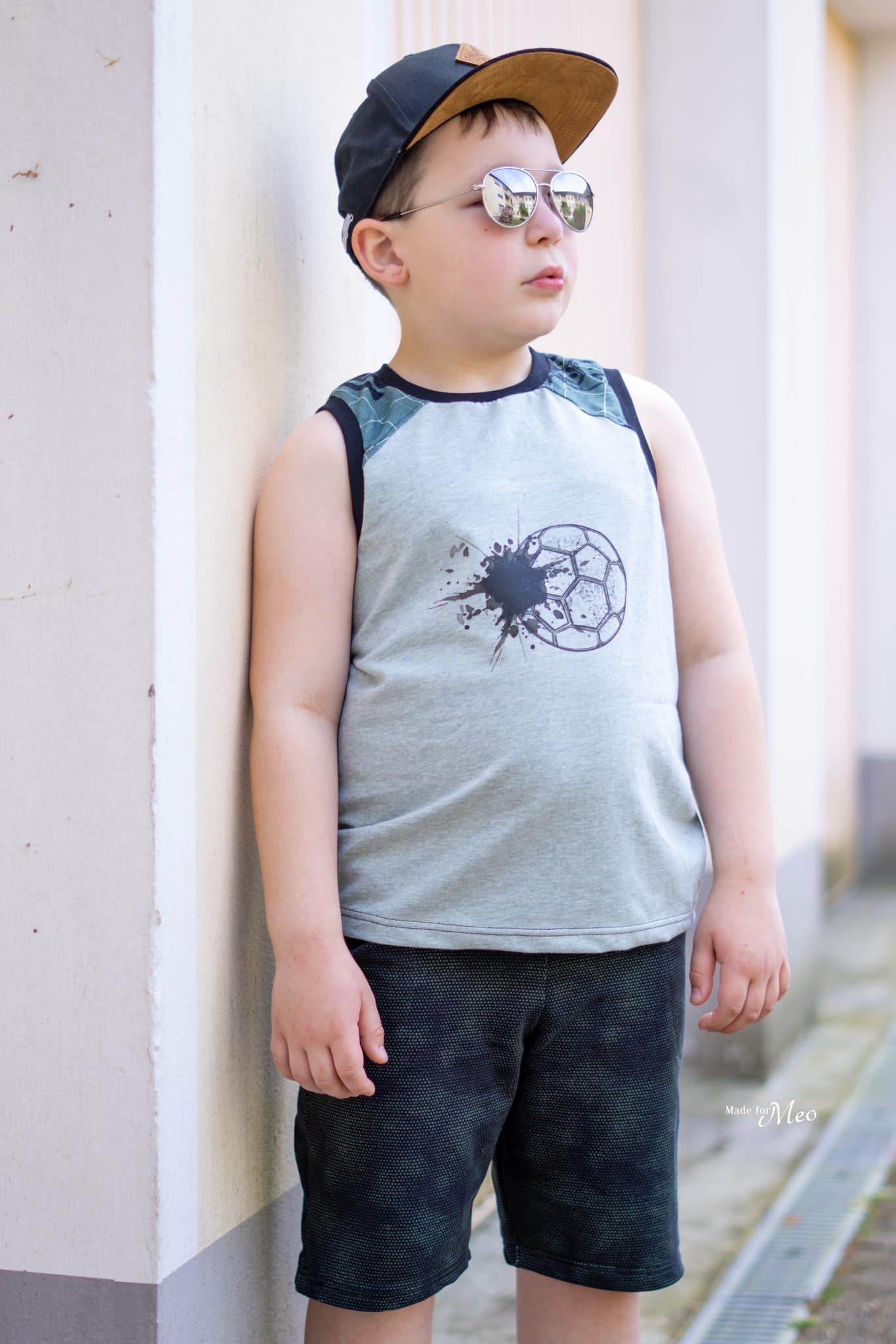 PASST GARANTIE Outfitset 4 Ebooks Gr. 74 -140 Bermuda (3 Längen) & wandelbares Top/ Shirt / 4 Schnittmuster - Sewando