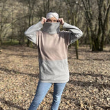 Schnittmuster Oversized Hoodie Weites Winter Meer Damen