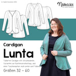 Schnittmuster Cardigan Lunta 32 - 60 - Sewando
