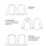 Lynn - Pullover-Sweatshirt, Schnittmuster in Gr. 34 - 52