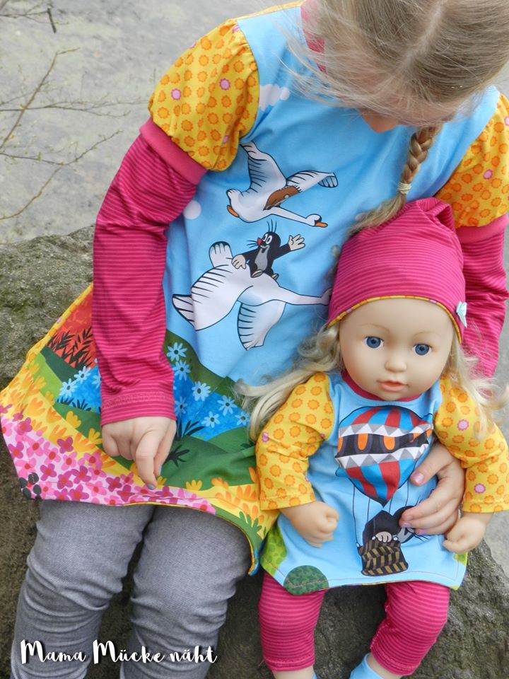 Happy Zipfelchen Gr. 86-164 Shirt + Tunika + Little Zipfelchen Schnittmuster - Sewando