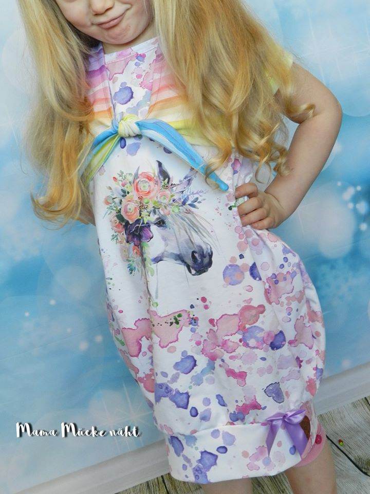 Happy Bibiane -Gr 74 - 164 - Ballontunika + Kleid mit Fake-Bolero Schnittmuster - Sewando