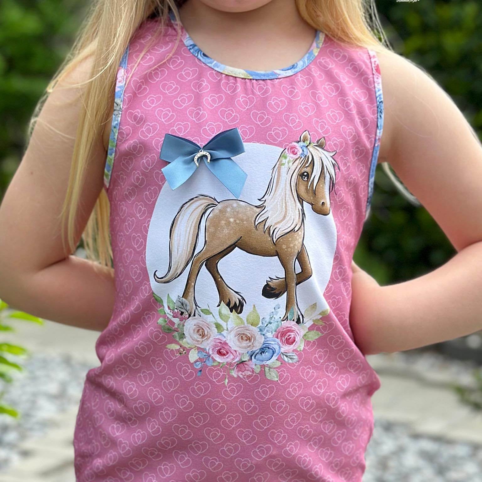 Schnittmuster Racerback Tanktop Lia für Mädchen Gr. 92-164 - Sewando
