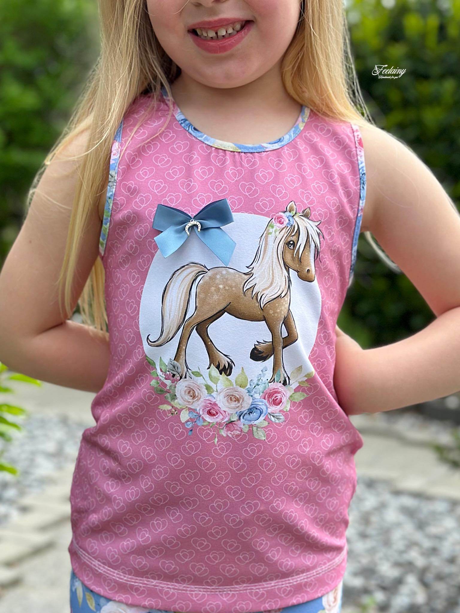 Schnittmuster Racerback Tanktop Lia für Mädchen Gr. 92-164 - Sewando