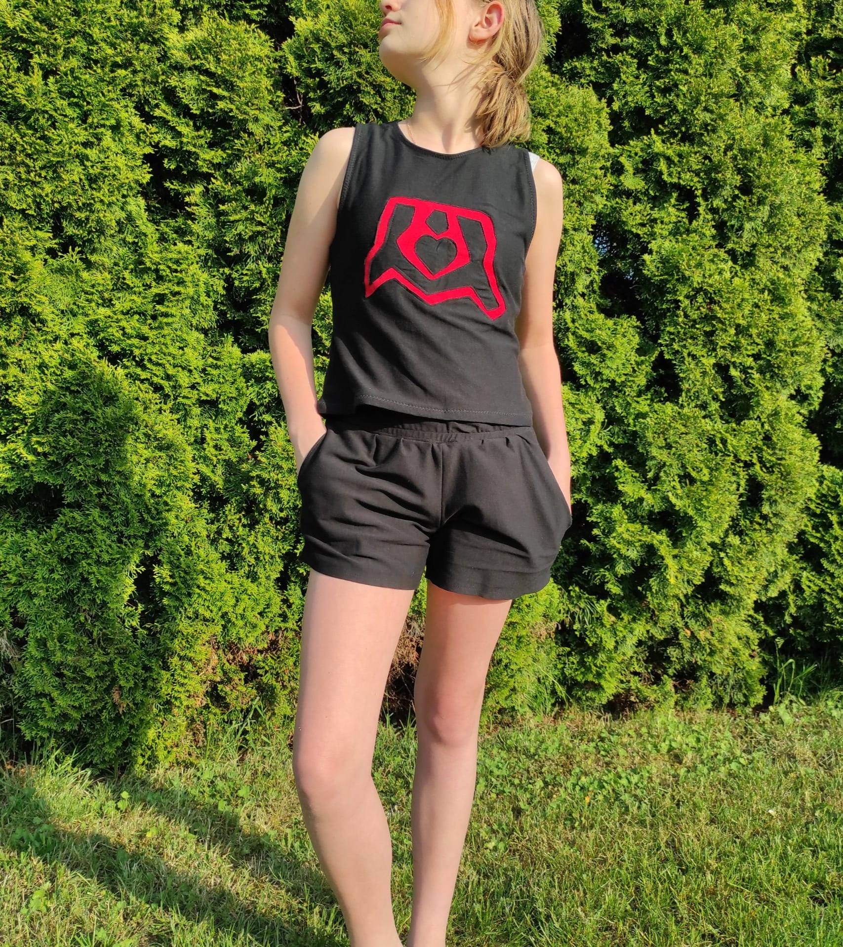 Schnittmuster Racerback Tanktop Lia für Mädchen Gr. 92-164 - Sewando