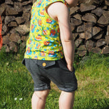 Schnittmuster Racerback Tanktop Lia für Mädchen Gr. 92-164 - Sewando