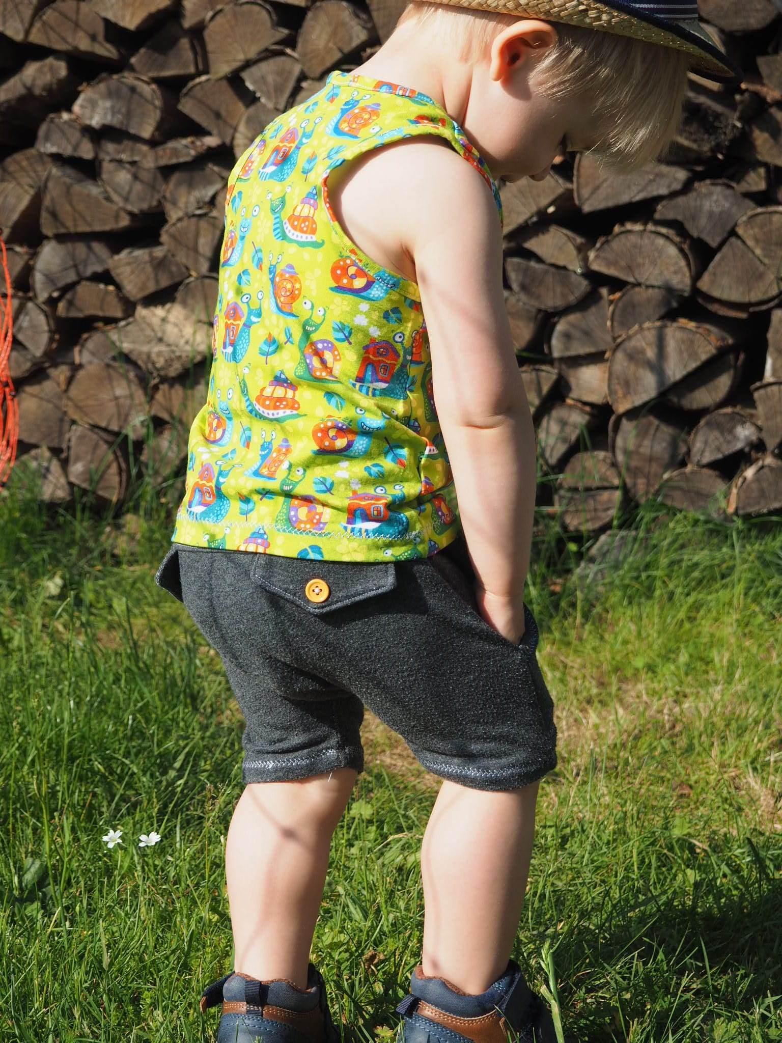 Schnittmuster Racerback Tanktop Lia für Mädchen Gr. 92-164 - Sewando