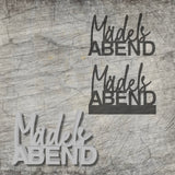 *Mädelsabend* 3D Druck-, Laser und Plotterdatei in 2 Varianten