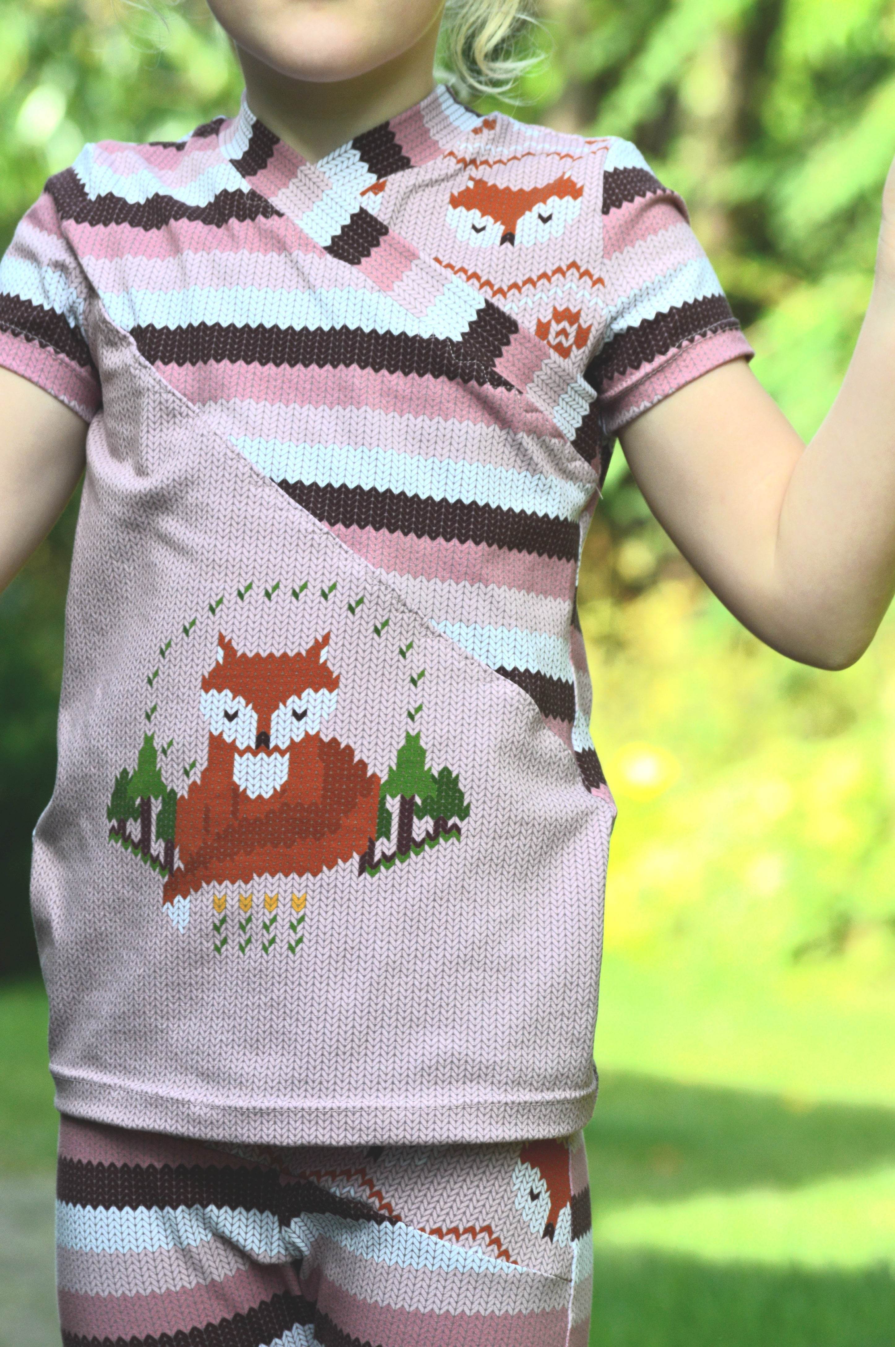 Schnittmuster Shirt für Mädchen Fran Gr. 74-164 - Sewando