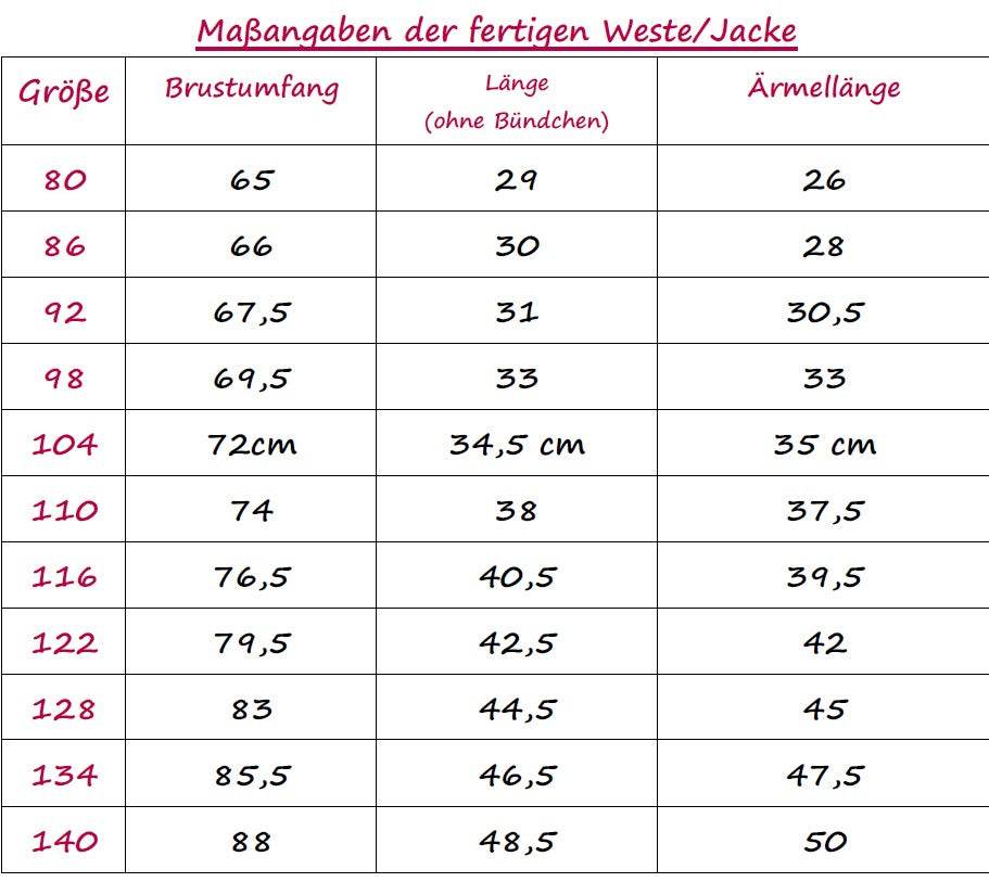 Schnittmuster Jack & Jill Weste Kinder Gr. 80-140 - Sewando