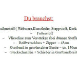 Schnittmuster Carry Brusttasche, Bauchtasche - Sewando