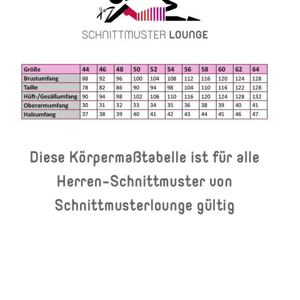 Schnittmuster LEANDRO - Badehhose oder Short für IHN Gr. 44-64 - Sewando