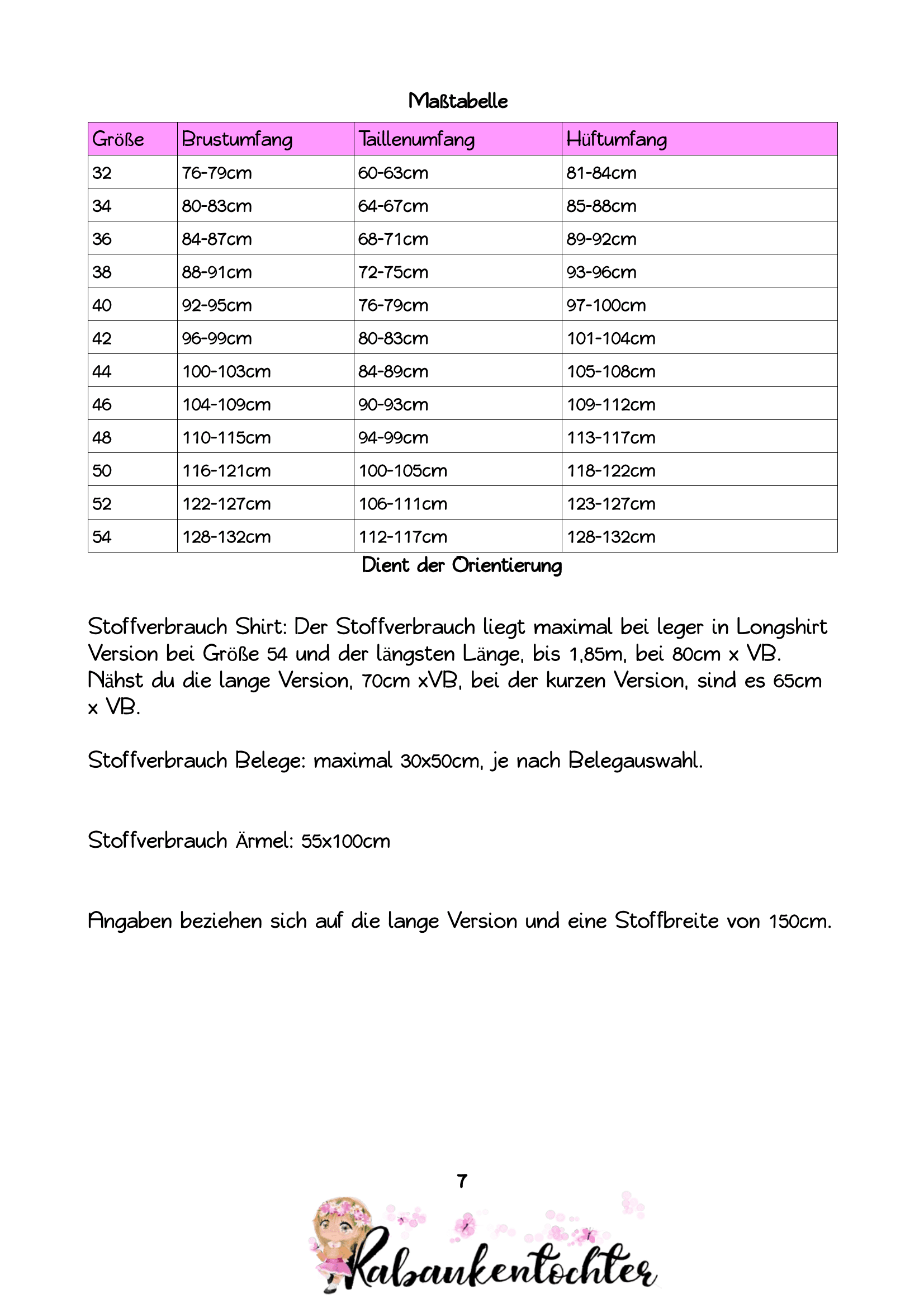 Schnittmuster Miss Sommerglück Shirt Damen Größe 32-54 - Sewando