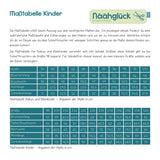 Schnittmuster Näähglück Kinderhose 62/68 - 122/128 - Sewando
