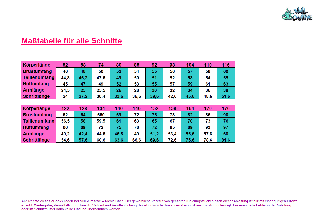 Schnittmuster *Little Swing Tunika / Kleid* JERSEY Gr. 74-176 - Sewando