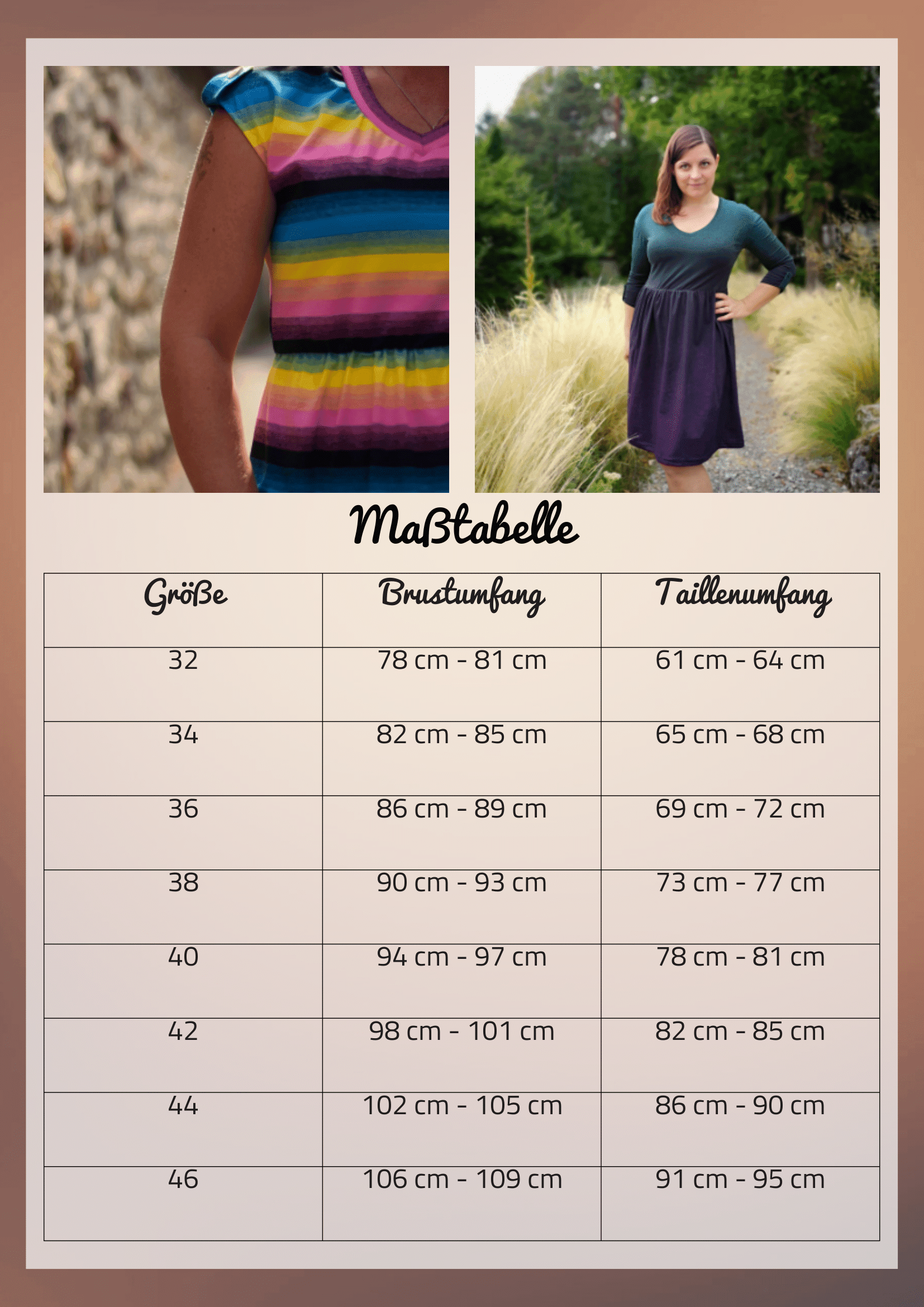 E-Book Kleid MissFederleicht 32-46 Schnittmuster - Sewando