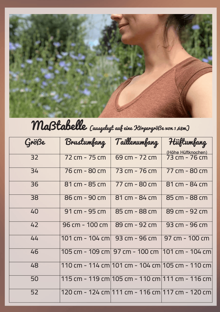 E-Book Raglanshirt MissRaglana Wolleseide 32-52 Schnittmuster - Sewando